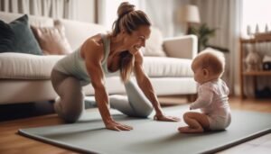 quick workouts for postpartum moms