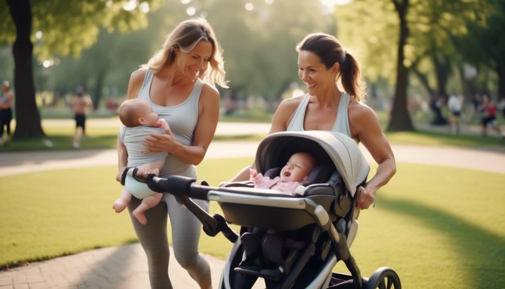 staying fit with strollers