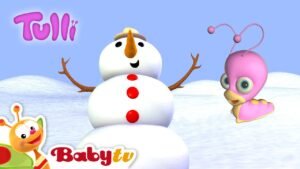 Snowman with Tulli ⛄​🐛 | Fun Games for Toddlers | Cartoons | Full Episodes @BabyTV