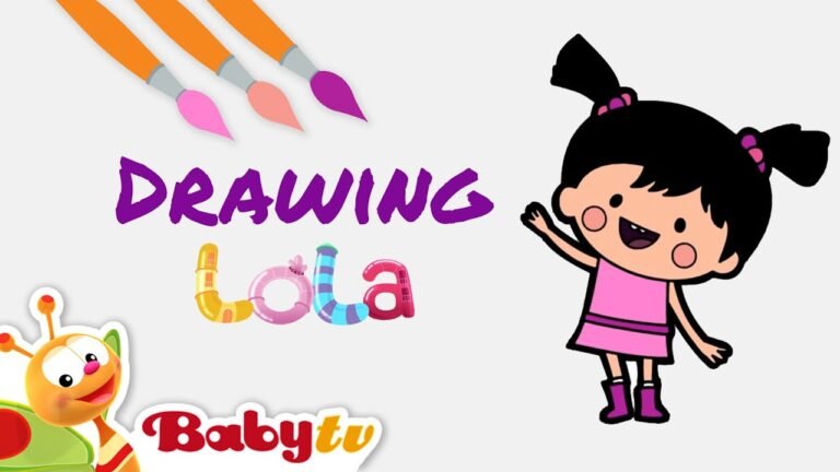 How to Draw Lola 🎨 💜 | Coloring and Drawing for Kids | @BabyTV