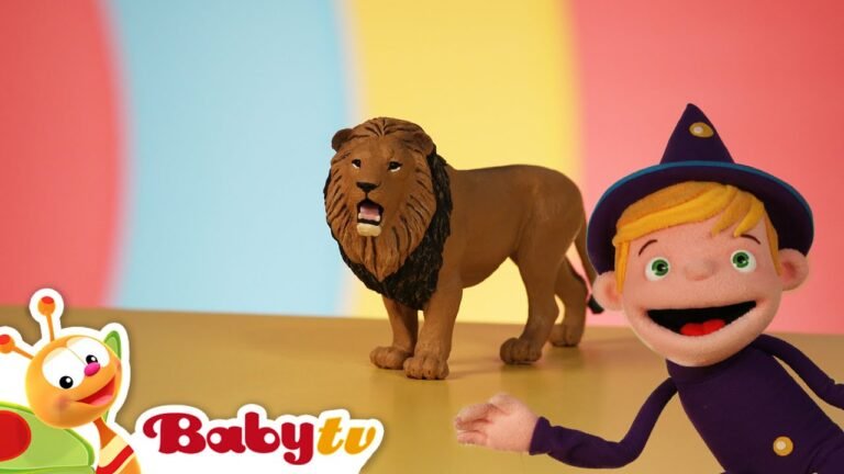 Animal Fun with Teeny & Tiny | Lion 🦁 | Guessing Games for Kids | Cartoons @BabyTV