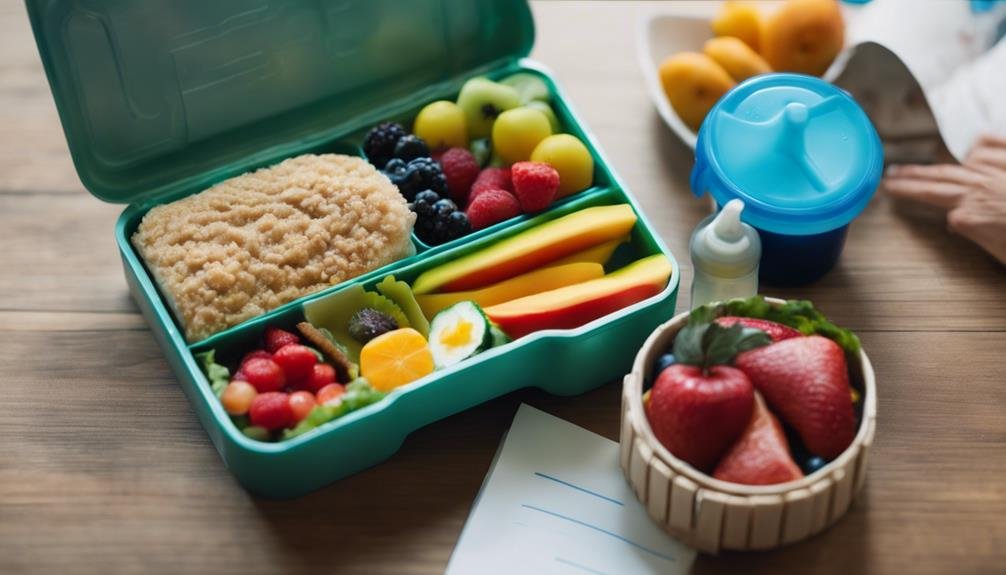 packing nutritious lunch for kids