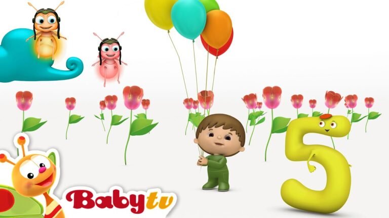 Number Five and His Balloon🎈​5️⃣ | Numbers for Toddlers | Charlie & the Numbers @BabyTV