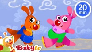 Kenny & Goorie Friendly Kangaroos 🦘🦘 Surprise in a Pocket! | Full Episode | Cartoons @BabyTV 6 Kenny & Goorie Friendly Kangaroos 🦘🦘 Surprise in a Pocket! | Full Episode | Cartoons @BabyTV
