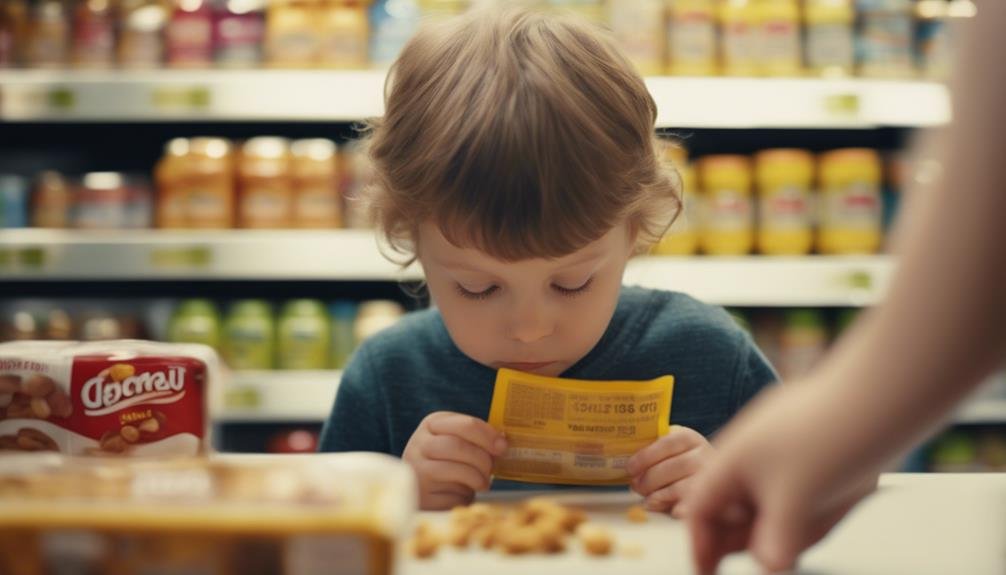 food allergy label reading