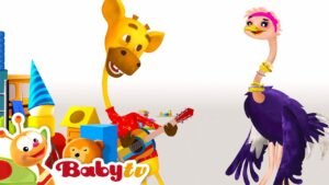 Dance Party 💃 | Ostrich Learns to Dance 🕺  Gee-Raffa, Daily on BabyTV @BabyTV