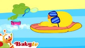 Splashing in the tub with Ellie, Frogy & Ducky 😉 🐸 | Bath Tubbies | Full episode @BabyTV 1 Splashing in the tub with Ellie, Frogy & Ducky 😉 🐸 | Bath Tubbies | Full episode @BabyTV