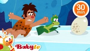 Baby dinosaur kindergarten 🦖 Follow the egg trail 🥚@BabyTV
