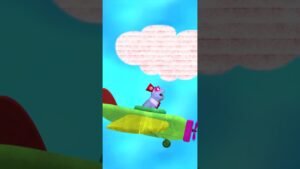 Flying with Birds 🐦 #shortskids