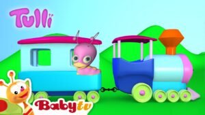 Choo Choo Train 🚂| Exploring with Tulli the Caterpillar 🐛🌟🌈 | Videos for Kids @BabyTV