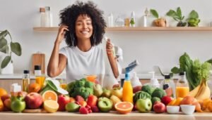 balanced healthy skin care