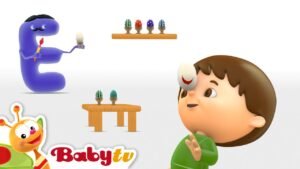 Charlie Meets Letter E 🥚​| English Letter & Alphabet for Toddler 🔠 | Videos for Kids @BabyTV