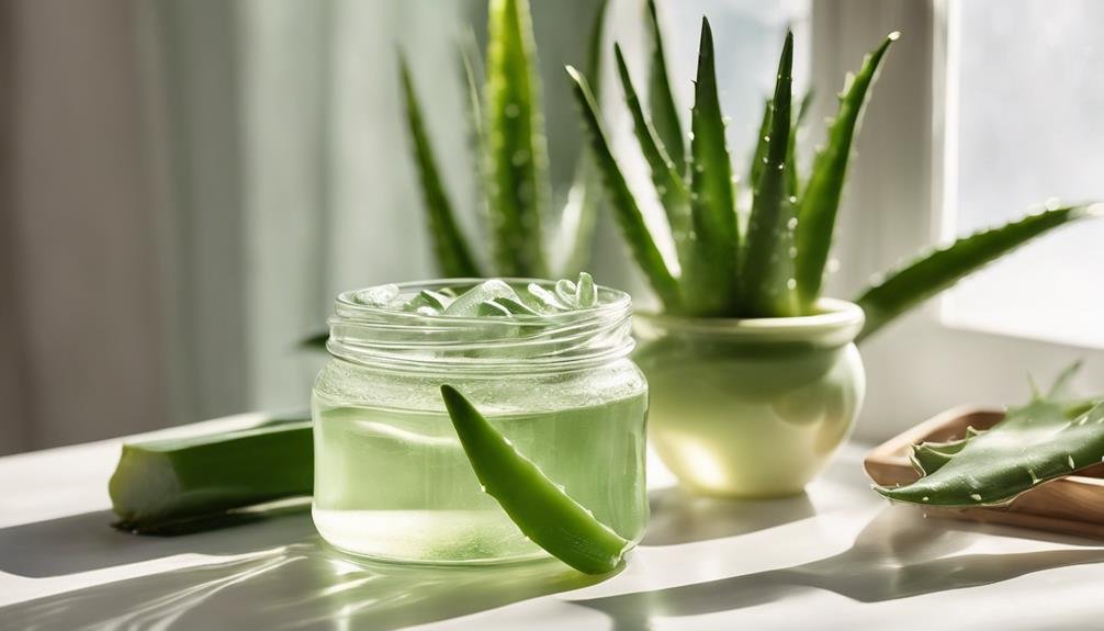 soothing green succulent plant