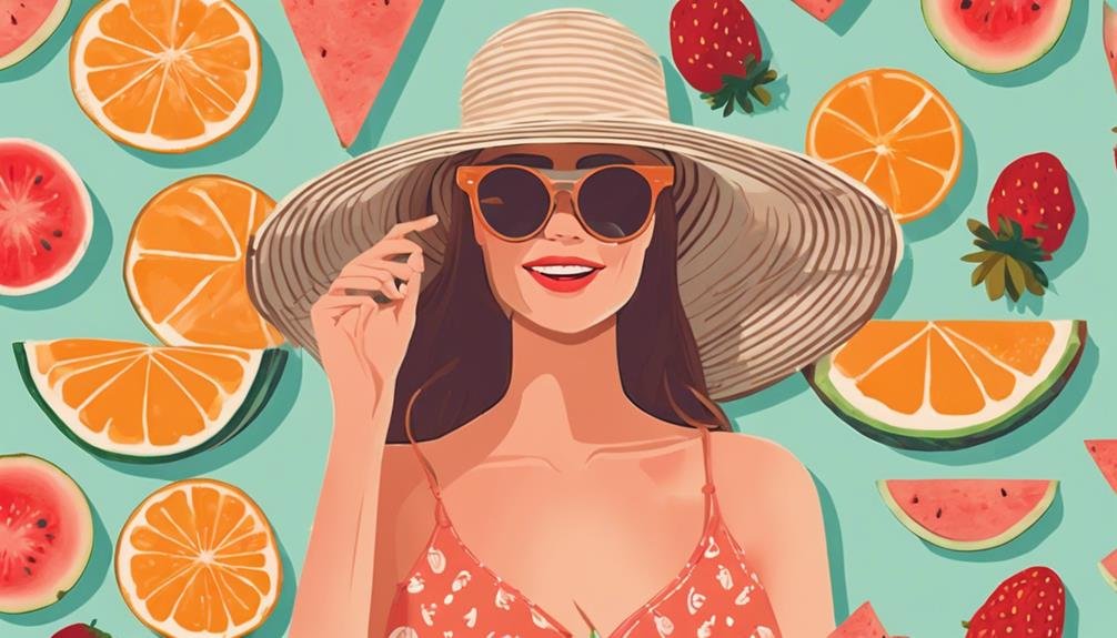 summer glowing skin care