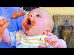 Funny Baby Love Food: Baby Eating Compilation 10 Funny Baby Love Food: Baby Eating Compilation
