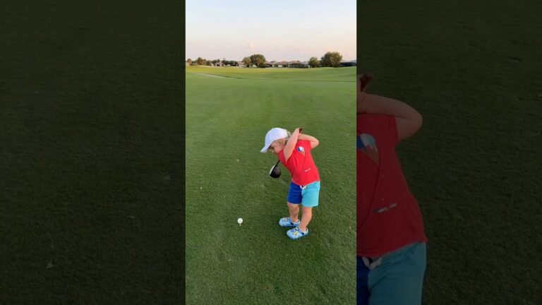 Anyone better this cute golfer 🏌️⛳ 🎥 babygoatgolfer