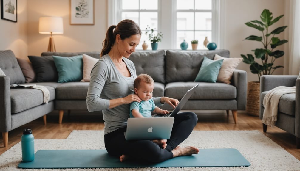 How to Stay Fit With a Newborn at Home 2 get fit from home