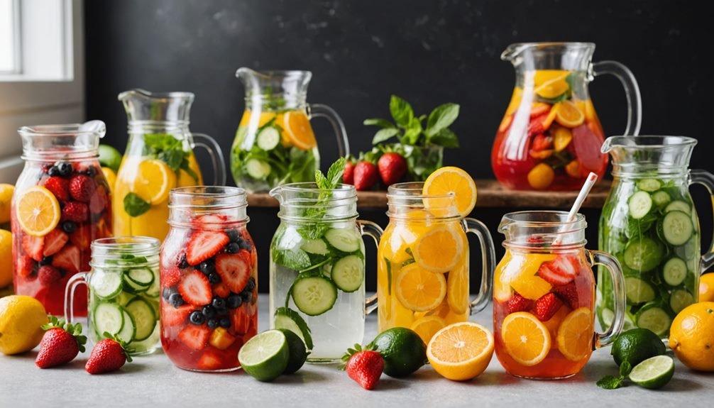 refreshing fruit infused water blends