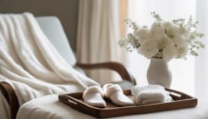 home spa experience for moms