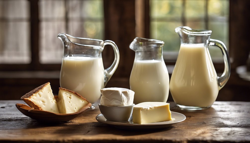 milk based food items