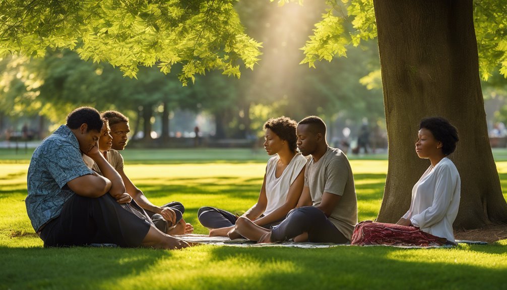 mindful breathing visualization practice