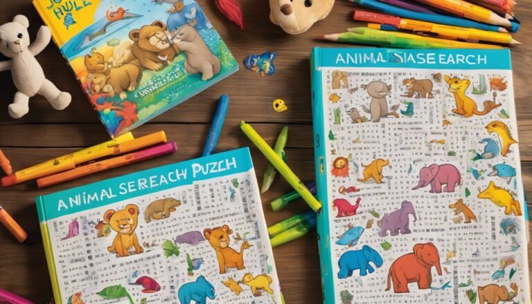 animal themed word search books