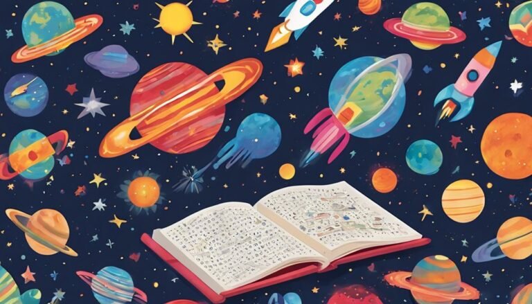 space themed word search books