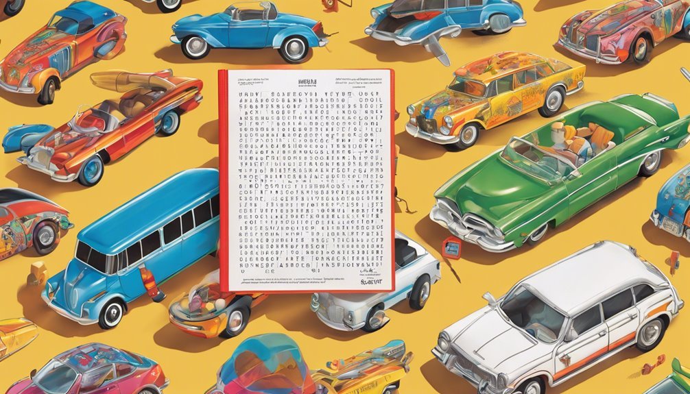 vehicle themed word puzzles