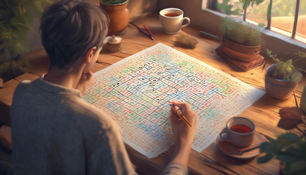 mindful word search activity