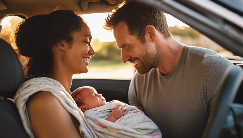 Returning Home From the Hospital With Baby 2 car seat safety tips