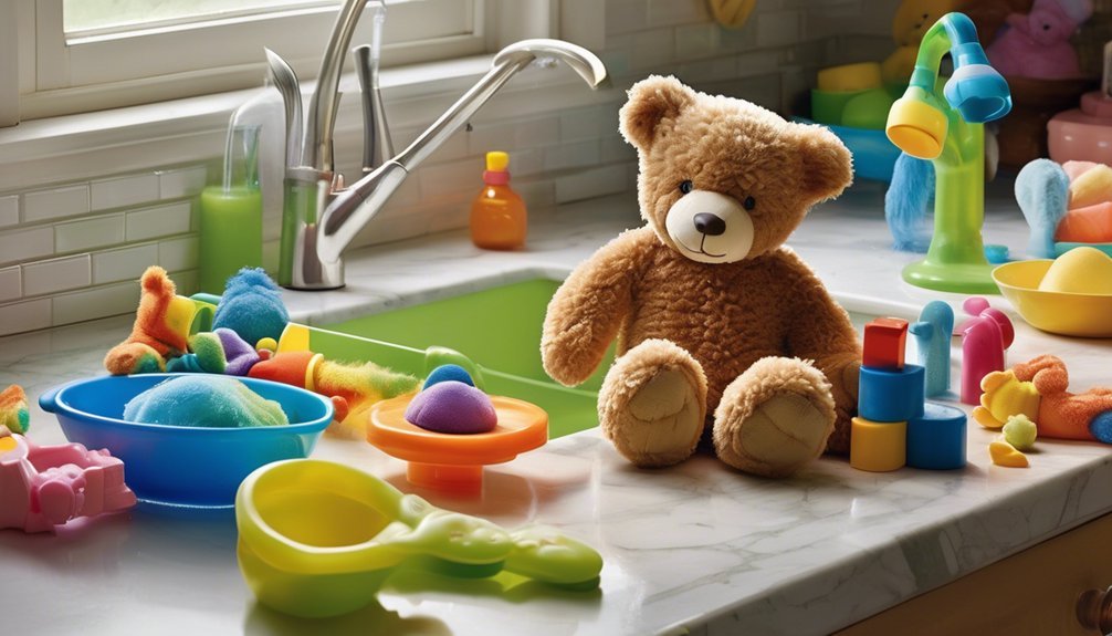 cleaning toys for health