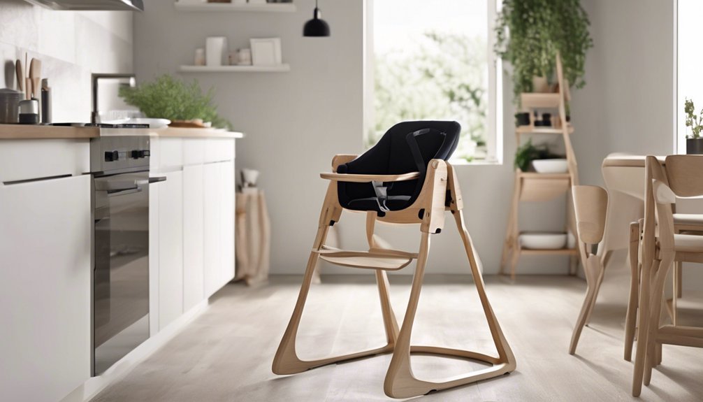 convenient space saving high chairs