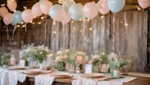 creative baby shower decor