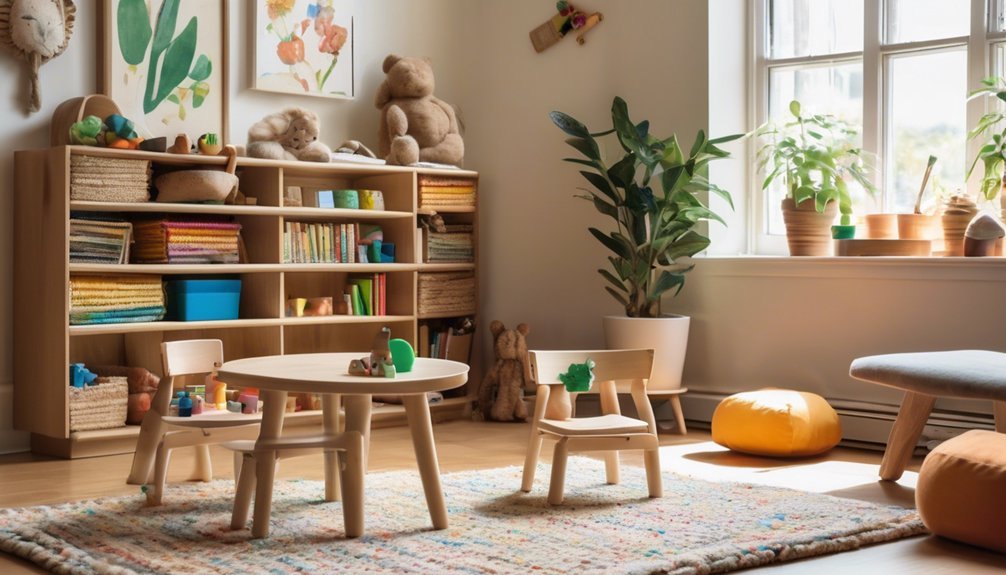 Creating a Montessori Corner at Home 4 defined learning areas setup