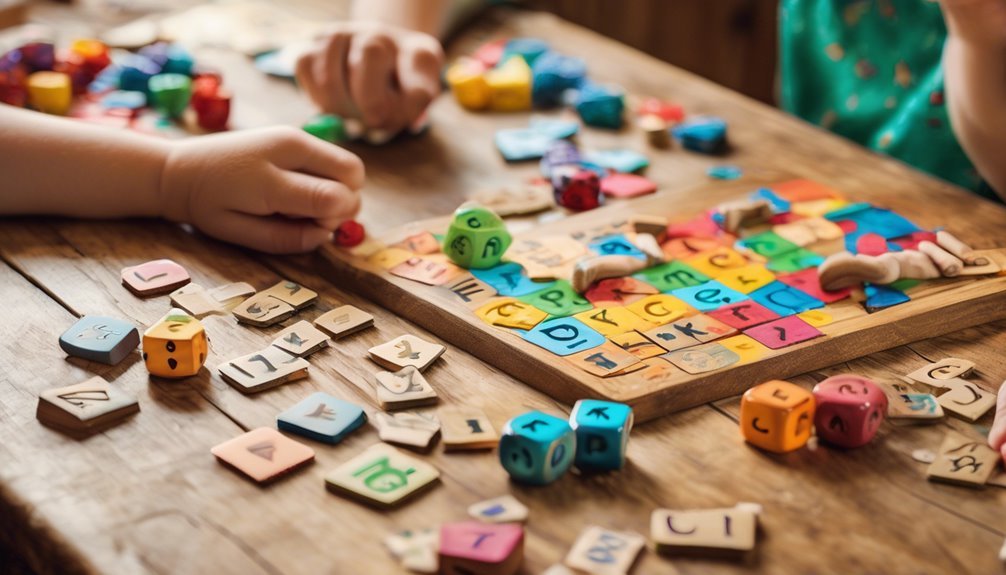 diy spelling games at home