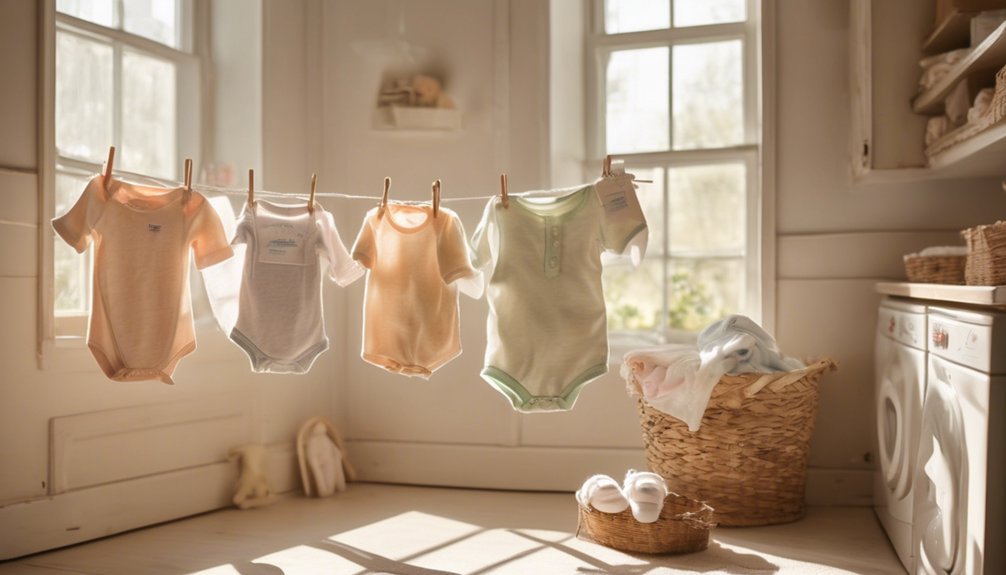 drying baby clothes methods