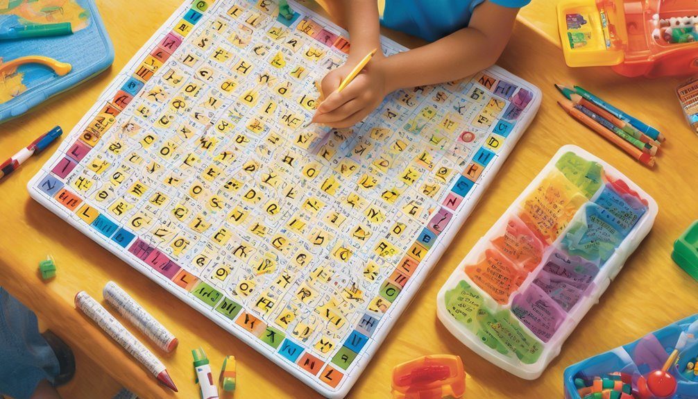 engaging vocabulary through word searches