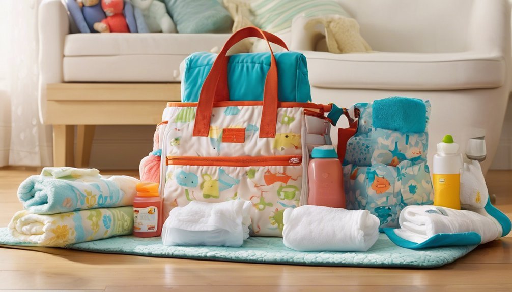 What to Pack in the Diaper Bag 2 essential diapers for outings