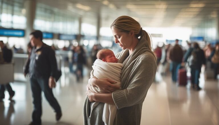 flying with a newborn