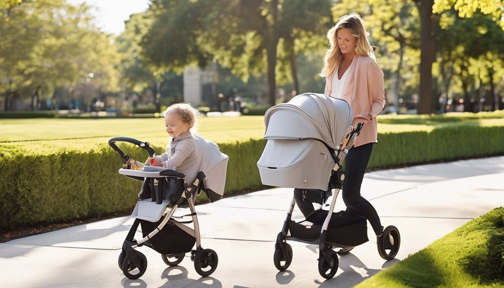 lightweight compact convenient travel strollers