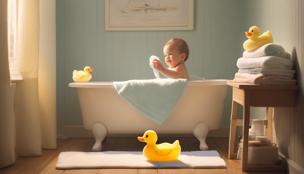 newborn bath time essentials