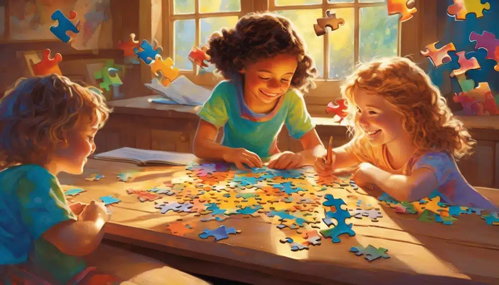 puzzle pieces represent narratives