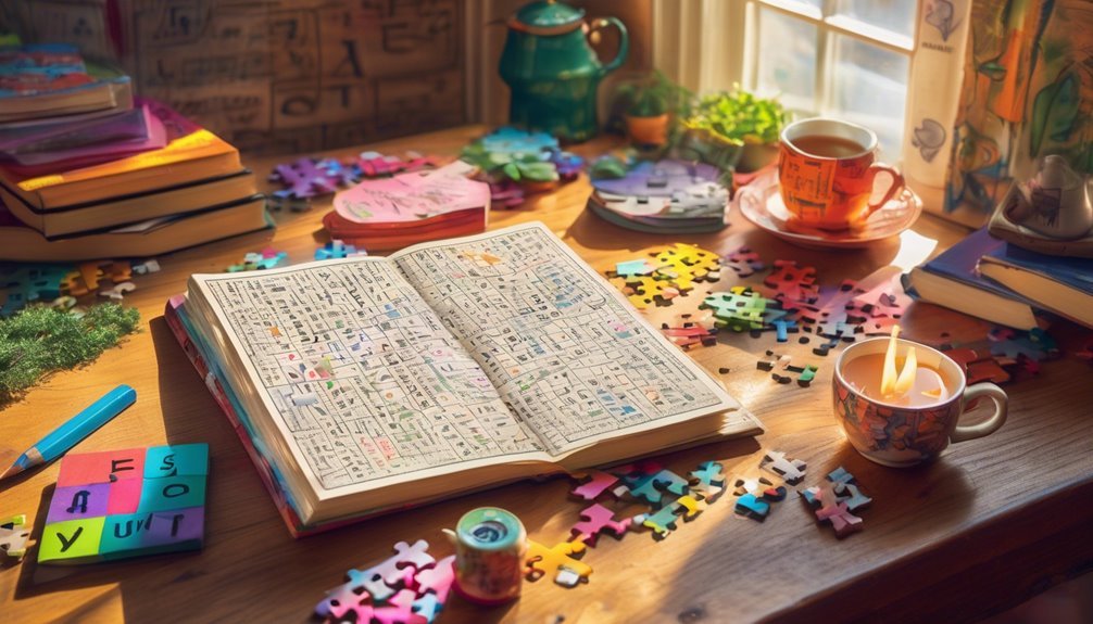 puzzle solving enhances vocabulary