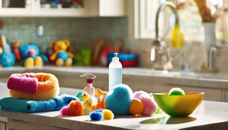 safe cleaning for toys