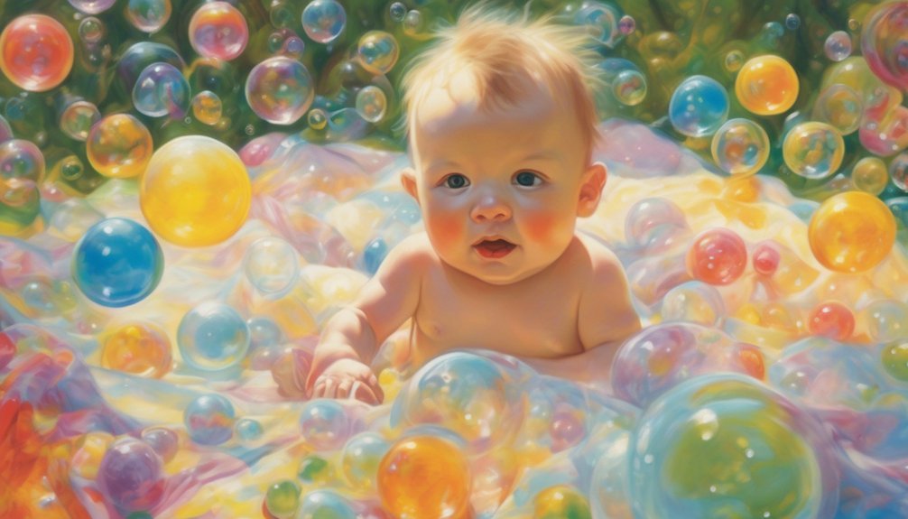 sensory bubble play experience