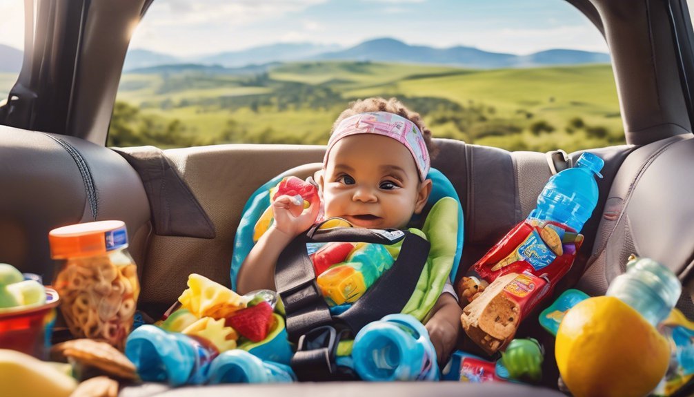 snacks and hydration essentials