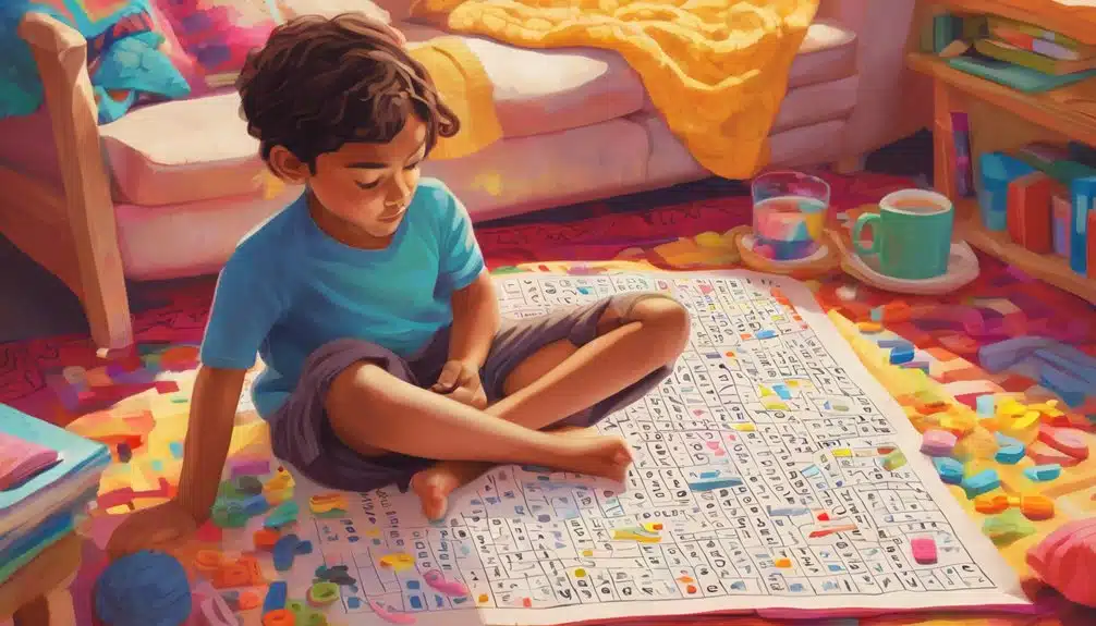 spelling skills through puzzles