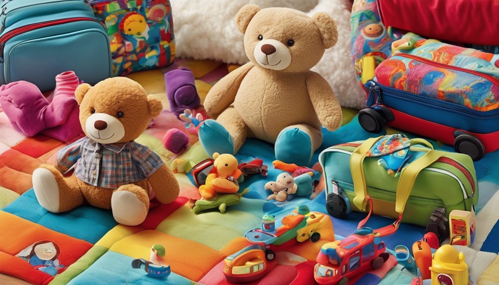 traveling with interactive toys