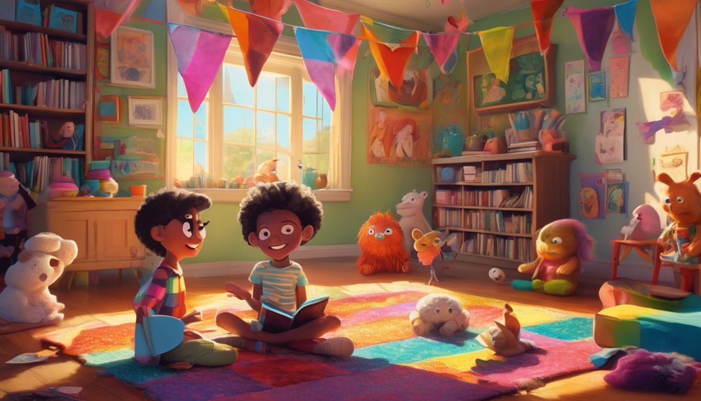 vibrant storytelling with props