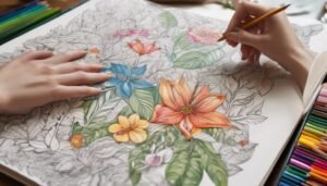 Why Adults Love Botanical-Themed Coloring Pages 1 botanical coloring page benefits